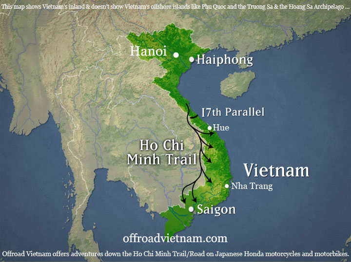 Offroad Vietnam Motorbike Adventures - Ho Chi Minh Trail Motorbike Tour 9 Days: Ho-Chi-Minh, Ho Chi Minh Trail/Road, Ho Chi Minh Trail, HCM Trail ride with Offroad Vietnam, Ride on historic Ho-Chi-Minh Trail on Truong Son mountain range. Ho Chi Minh Pfad, La piste Ho Chi Minh