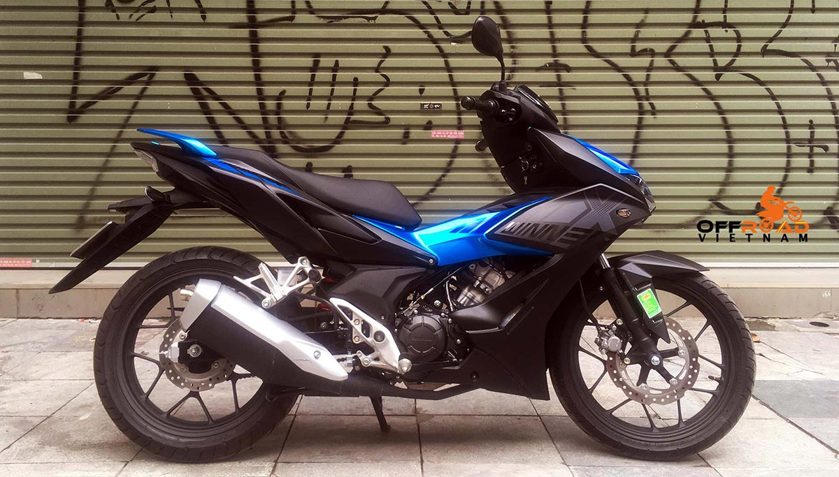 Offroad Vietnam Motorbike Adventures - Honda Winner X 150cc Blue & Black, Disc brakes, cast wheels. Year 2020.