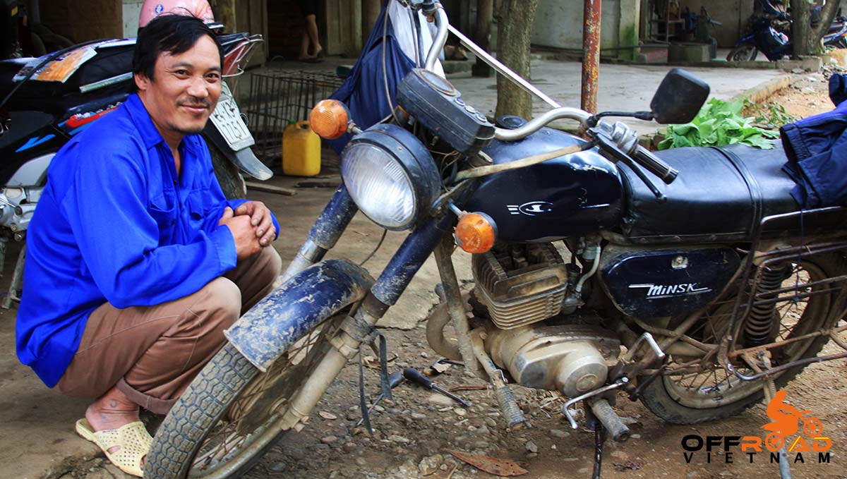 Offroad Vietnam Motorbike Adventures - Russian Chainsaws, Vietnam Biking Report. Local Minsk.