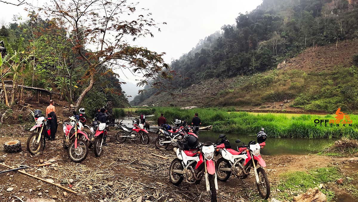 Vietnam Motorcycle Tour Photos from Offroad Vietnam, here is an off road ride in Ba Be