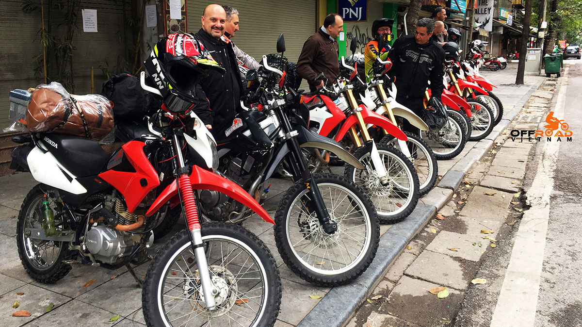 Offroad Vietnam Motorbike Adventures - Our Bikes Fleet.