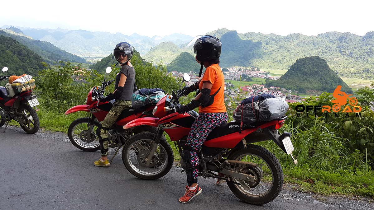 Vietnam motorbike and scooter tours specially desinged for female riders. That's women motorcycle tours.