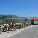 Large group bike tour to Ha Giang